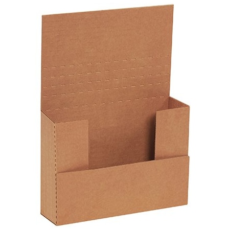 Bsc Preferred 7-1/2 x 5-1/2 x 2'' Kraft Easy-Fold Mailers, 50PK BUY00027160